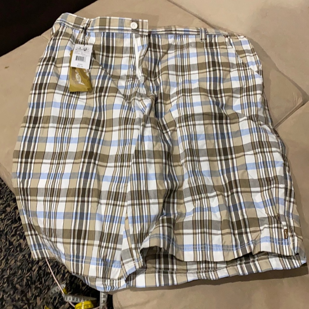 Plaid indigo Milk shorts SZ 40